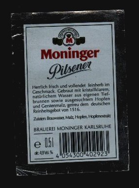 [Een Moninger-etiket]